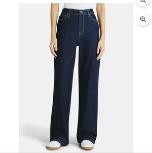 Jeans Wide Leg Dark Wash Size X-Small (0-2)